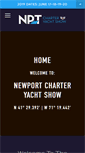 Mobile Screenshot of newportchartershow.com